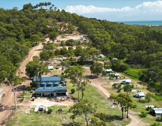 Aerial view of The Summit 1770 park.